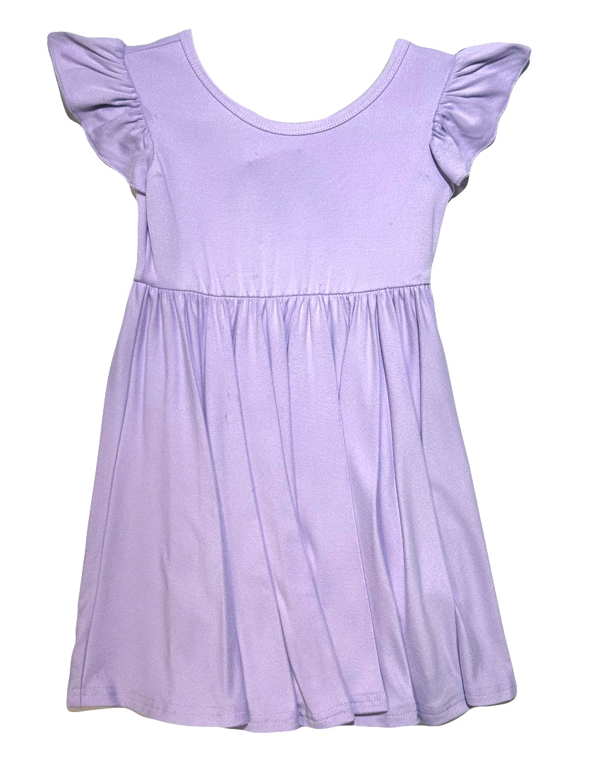 Orchid Bloom Empire Dress