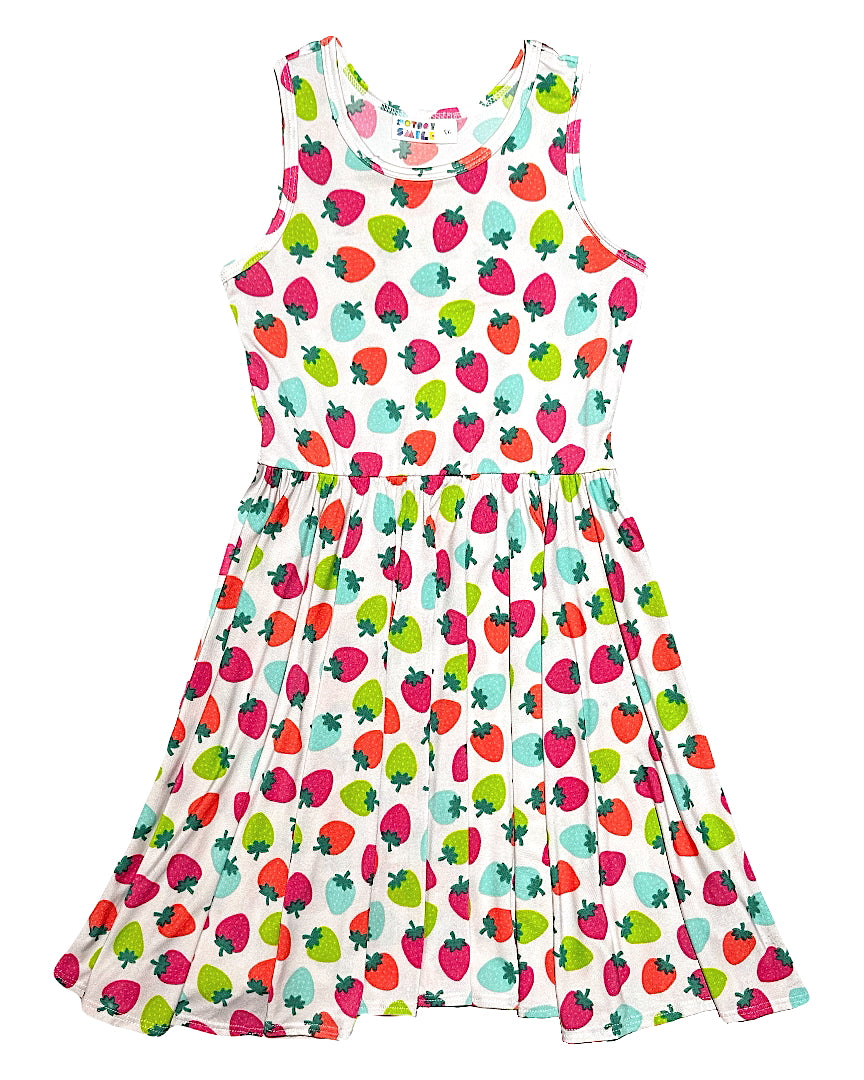 Strawberry Bliss Tank Dress