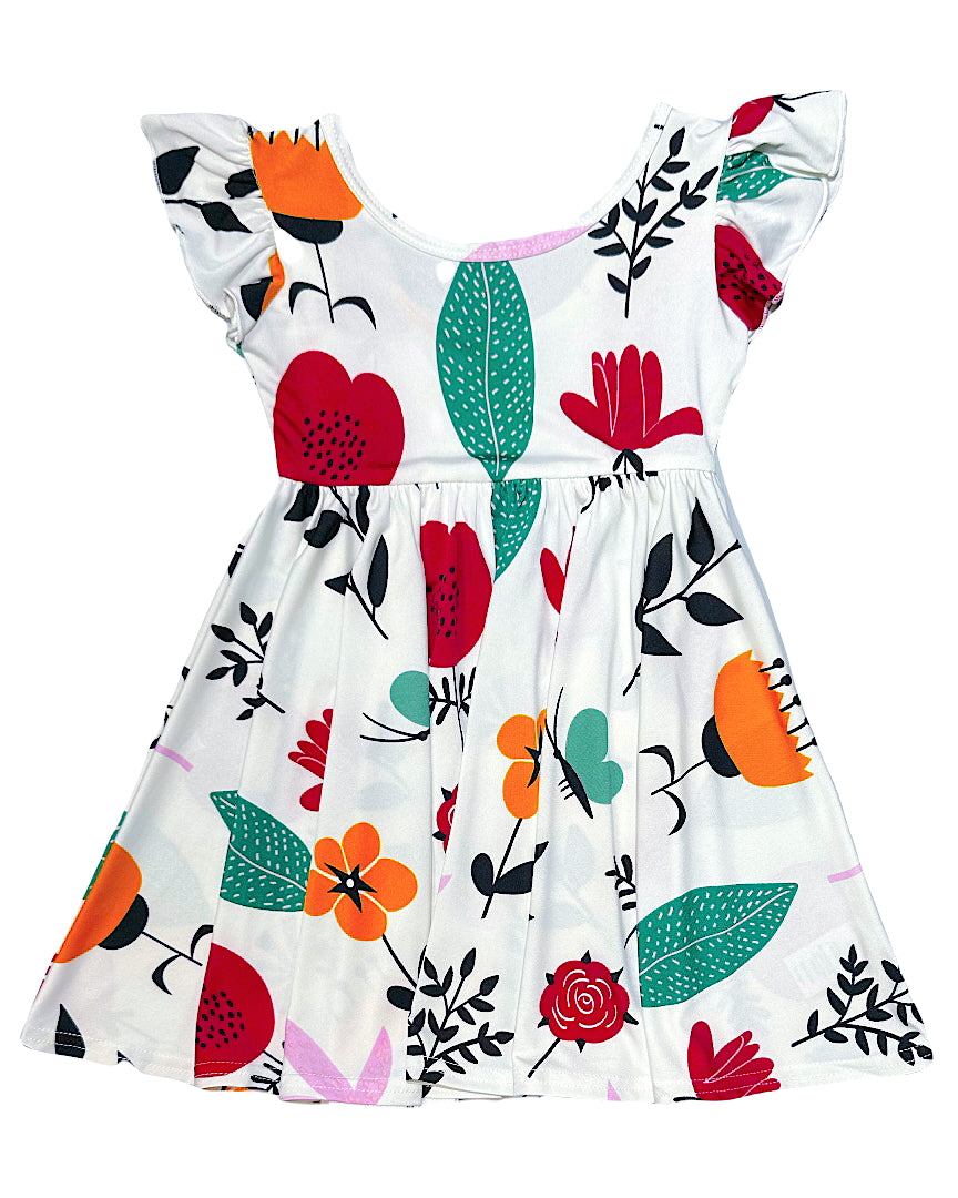 Vintage Garden Empire Dress 🪴