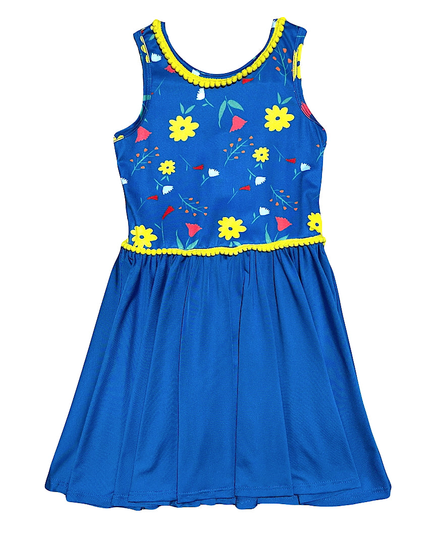 Whimsical Blue Tank Dress