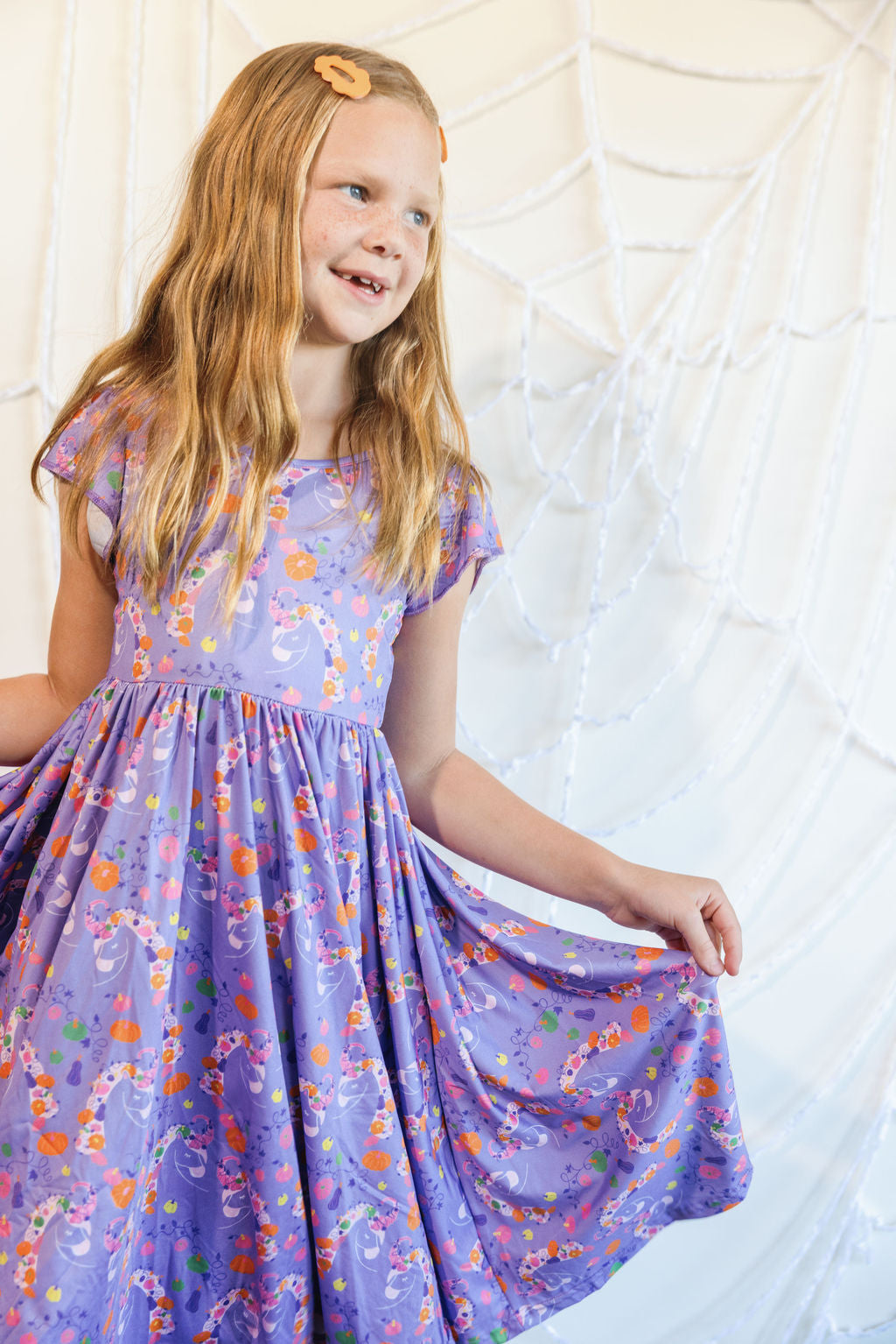 Enchanted Cornucopia Unicorn Empire Dress 🎃🦄