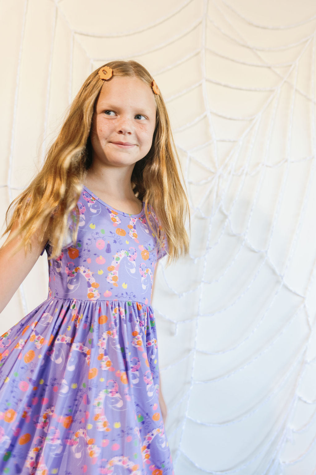 Enchanted Cornucopia Unicorn Empire Dress 🎃🦄