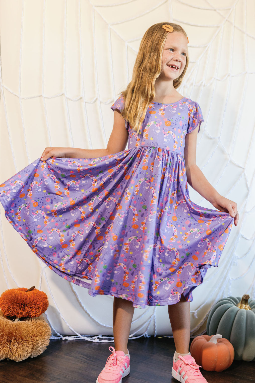 Enchanted Cornucopia Unicorn Empire Dress 🎃🦄