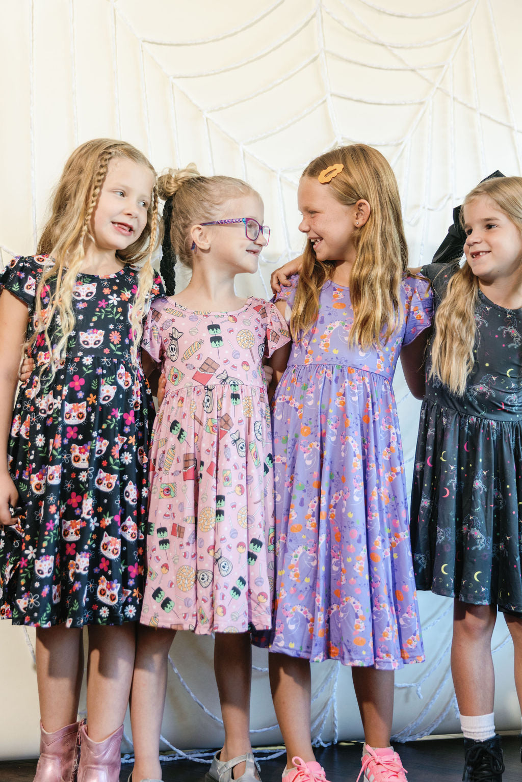 Midnight Garden Kittens Empire Dress πββ¬π πΈ