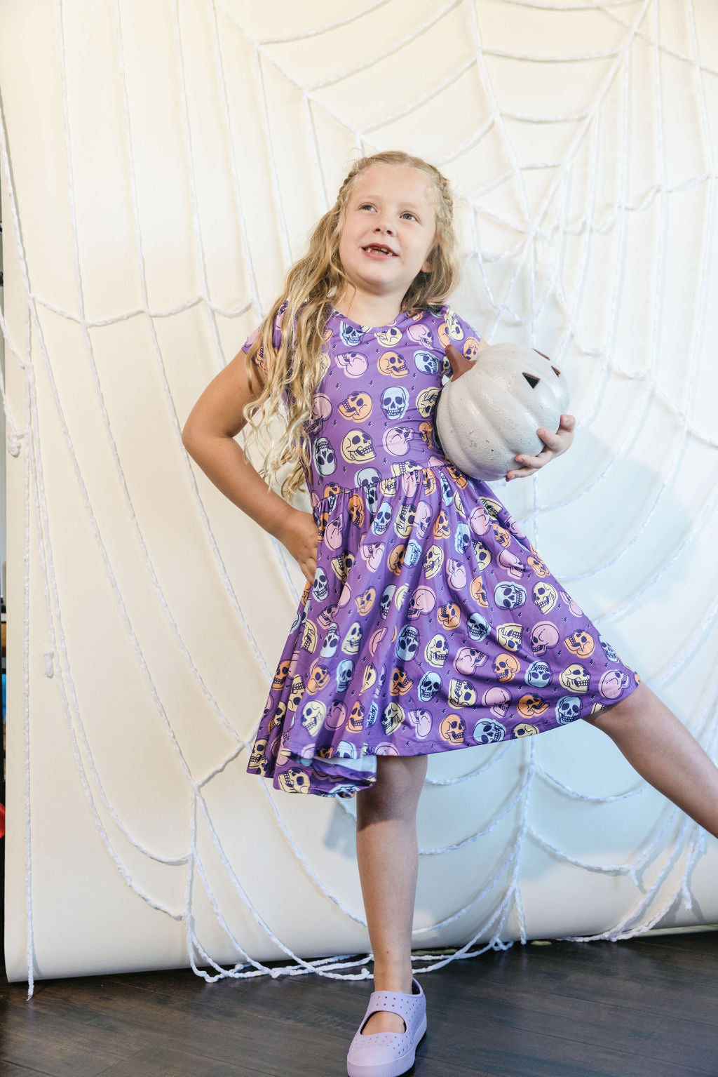 Frightful Fun Skulls Cap Dress πππ§‘