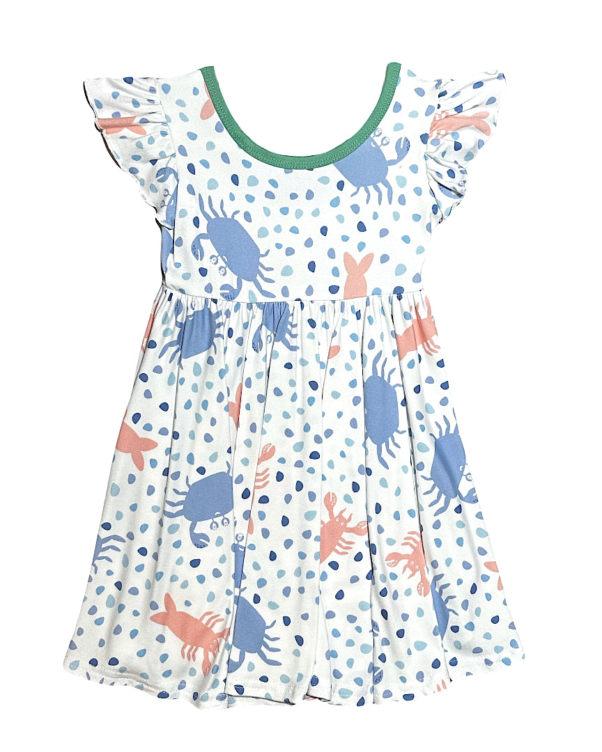 Crabs & Lobsters Empire Dress
