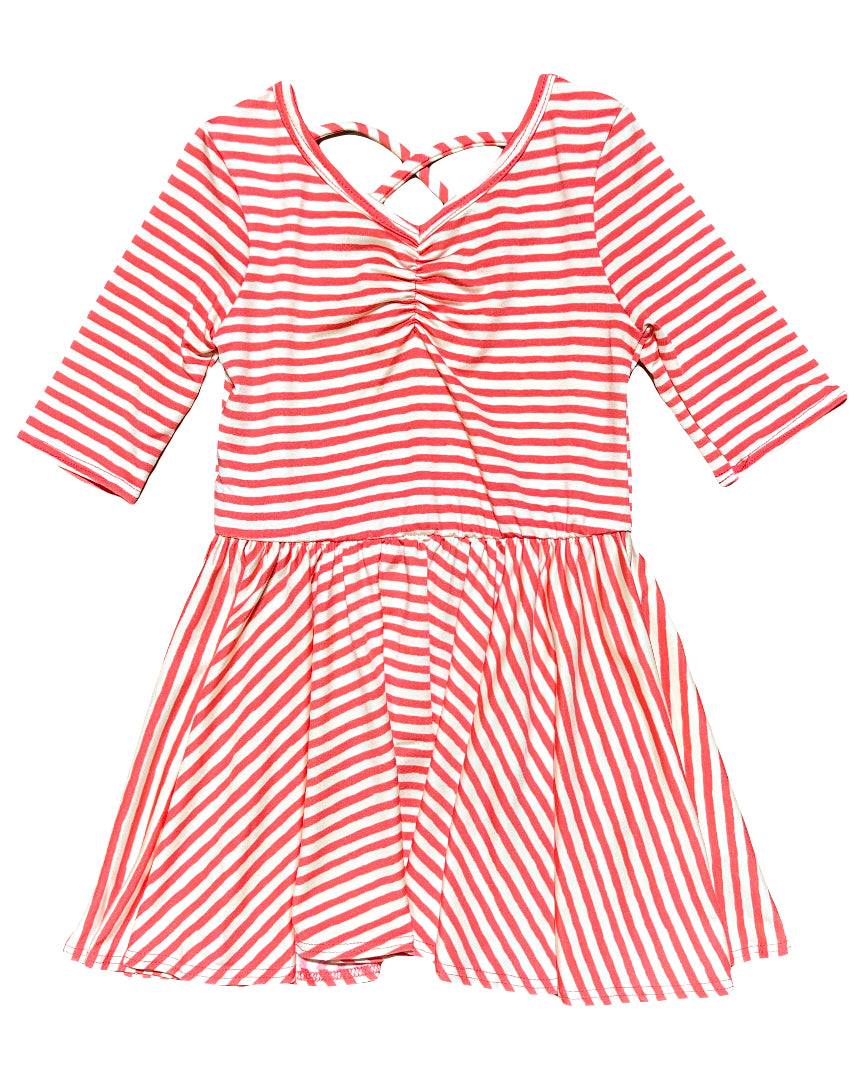 ๐ Dreamsicle Stripes Ballerina Dress