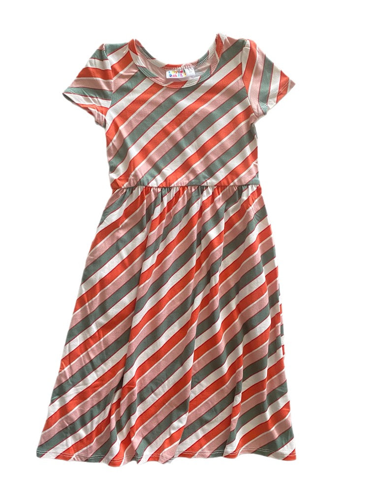 Candy Cane Maxi Dress