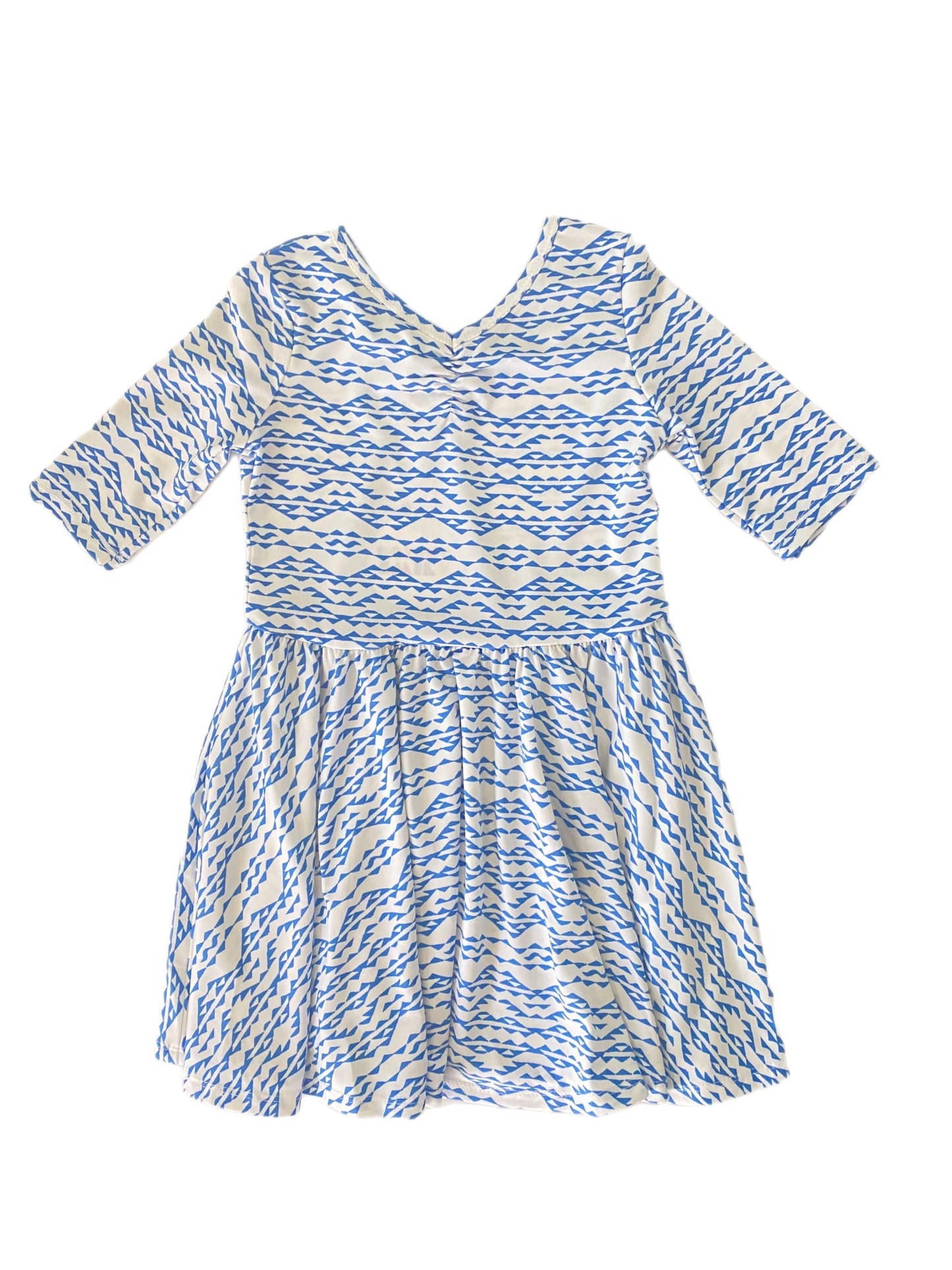 Baby Blue Tribal Ballerina Dress