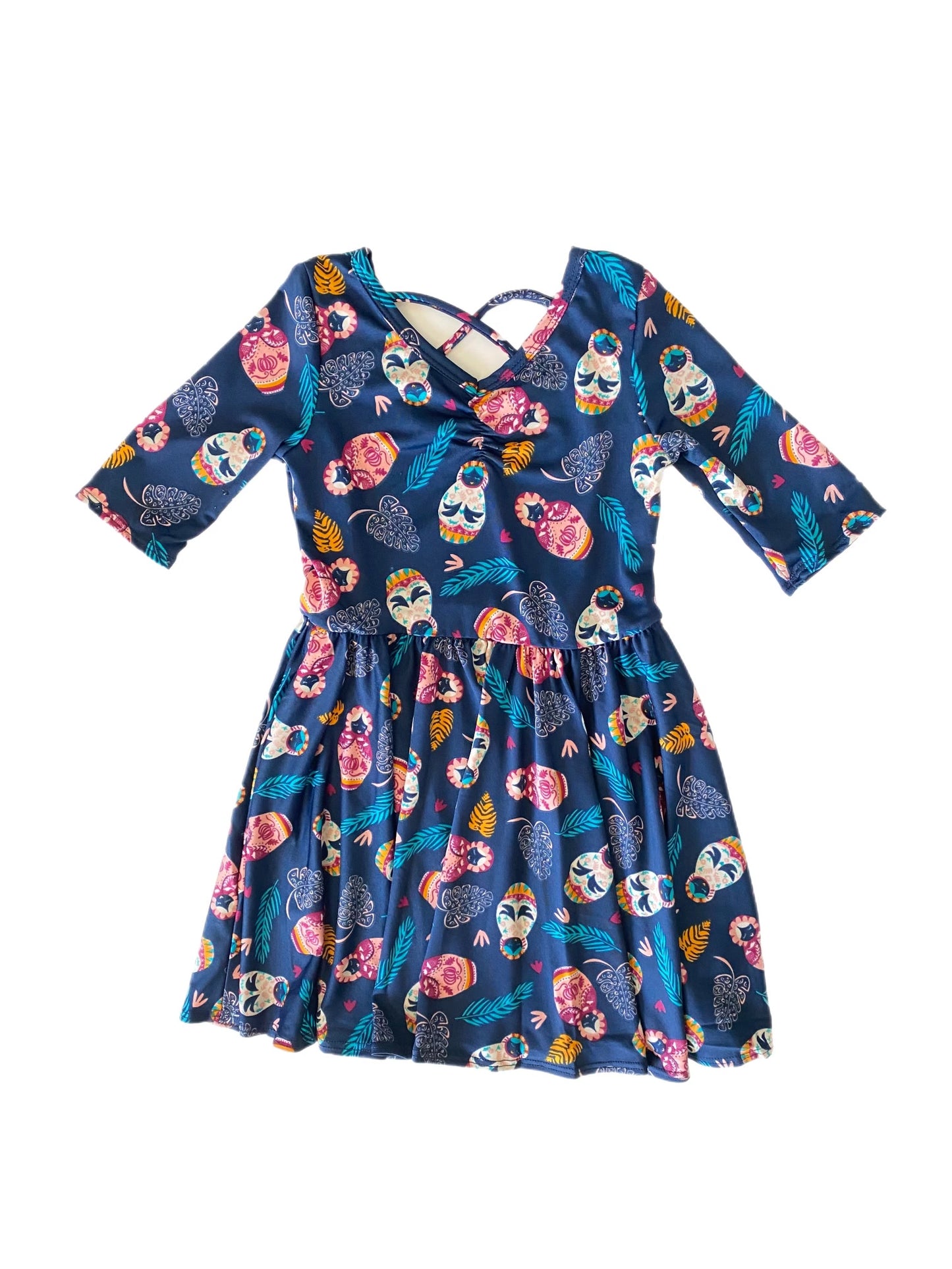 Navy Russian Doll Ballerina Dress