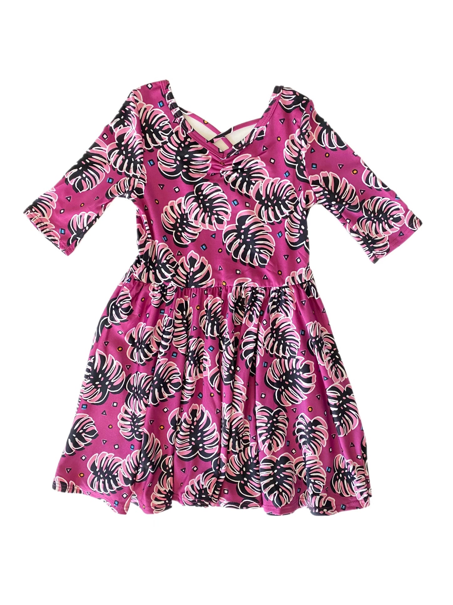 Pink & Purple Tropics Ballerina Dress