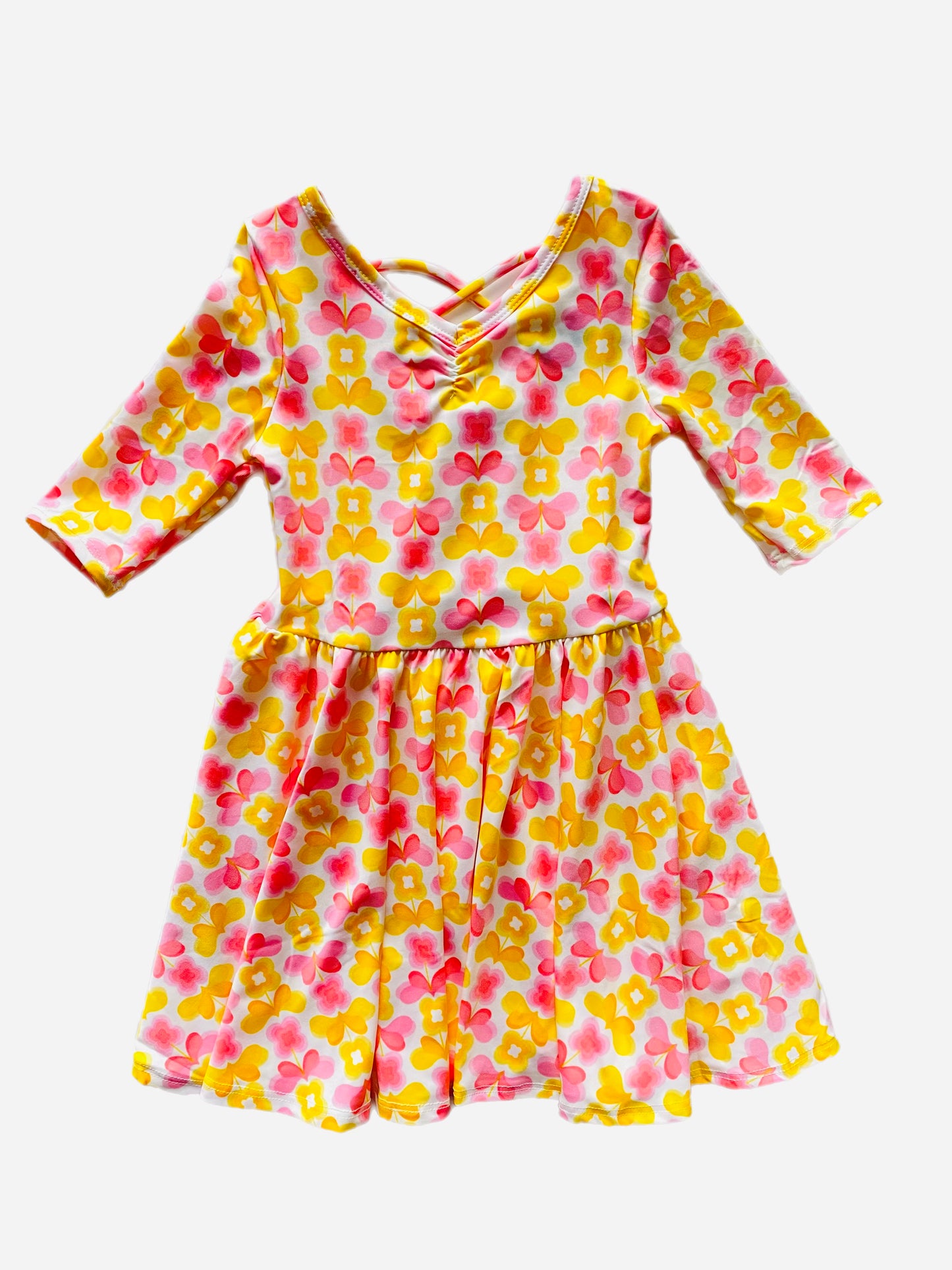 Hippie Flowers Ballerina Dress