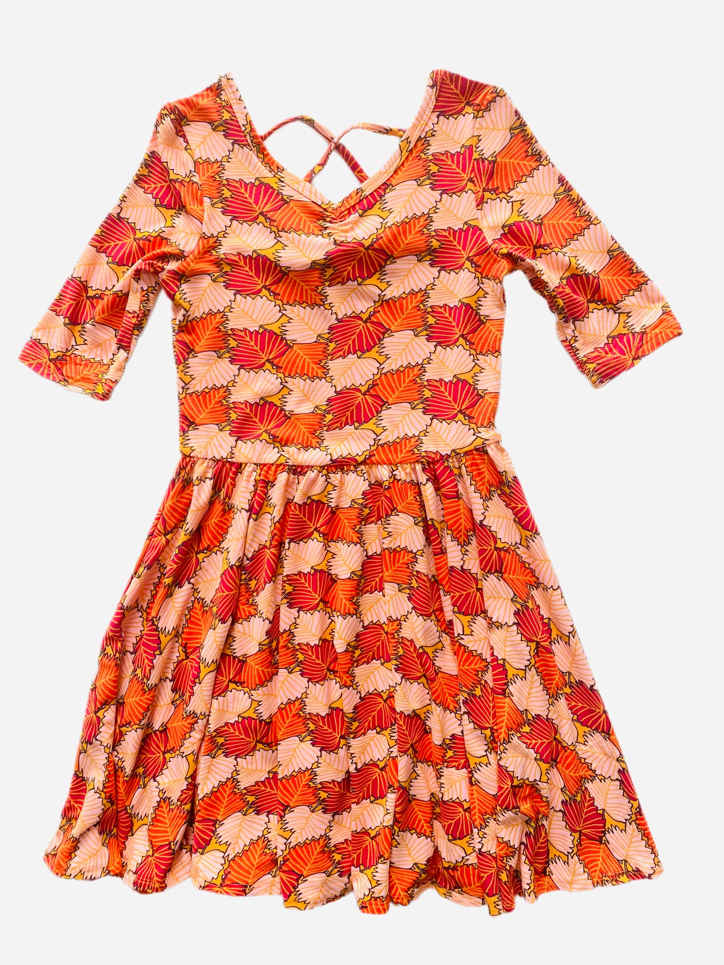 Fall Leaves Ballerina Dress