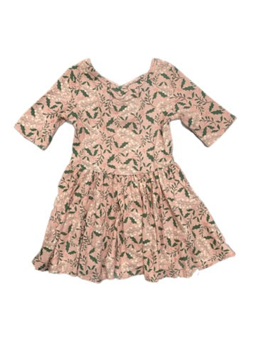 Pink Mistletoe Ballerina Dress