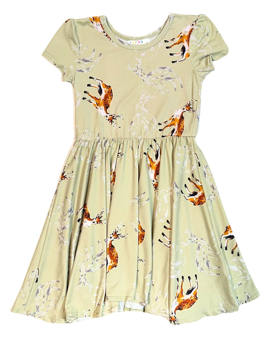 Woodland Wonder Cap Dress 🦌🌲