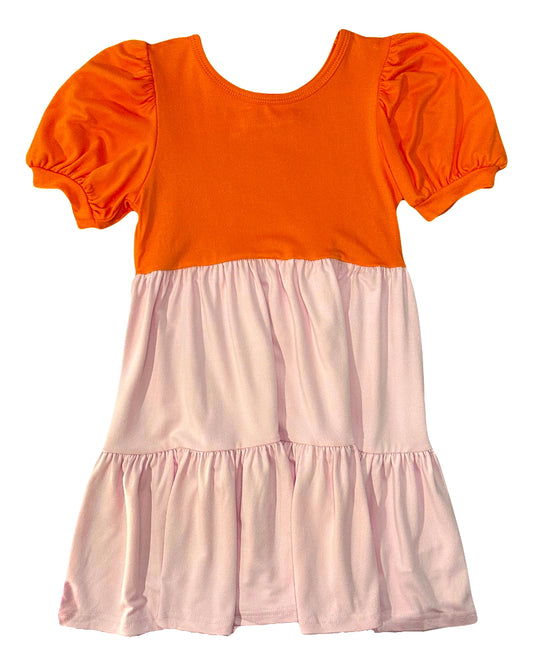 Peachy Glow Tier Dress πβ¨