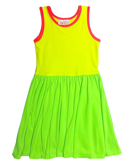 Electric Limeade Tank Dress β‘π
