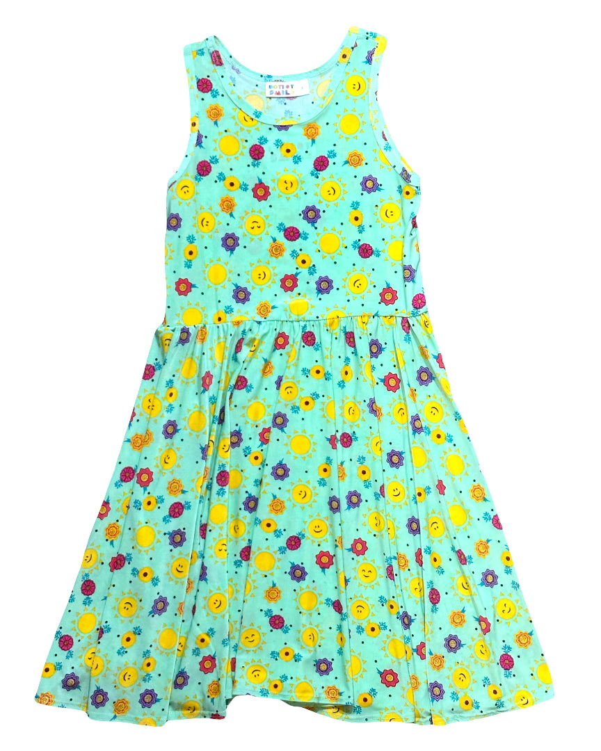 Sunbeam Smiles Tank Dress ☀️🌼