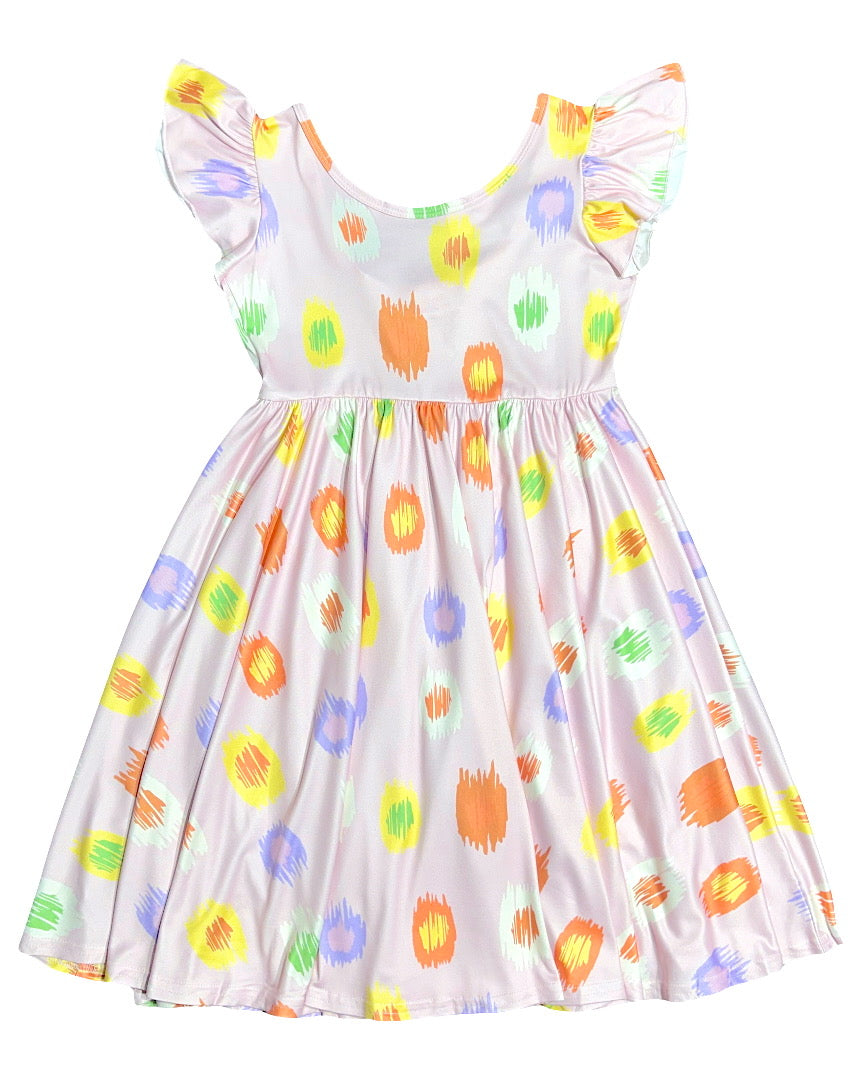 Spring Splash Empire Dress