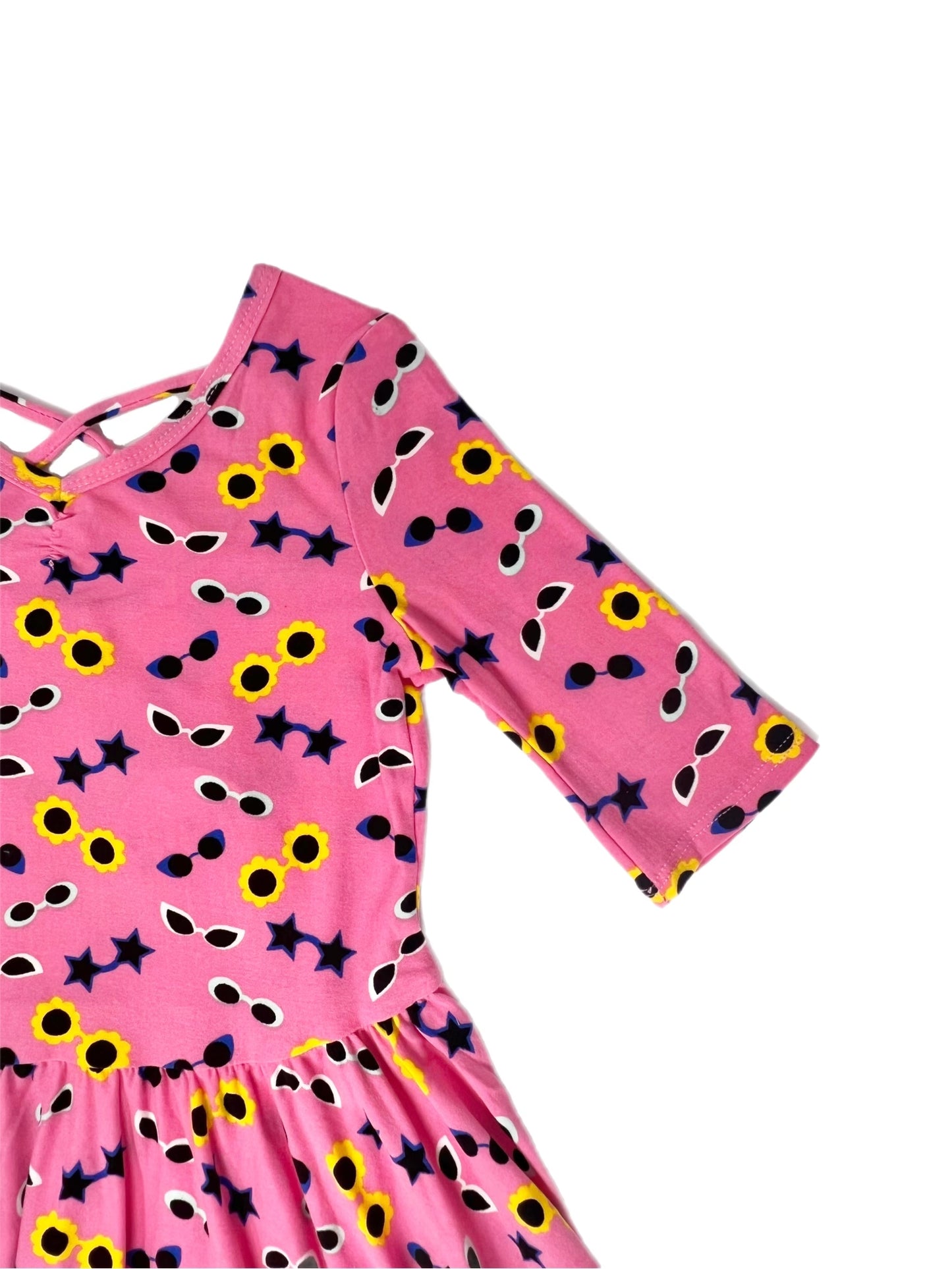 Pink Sunglass Ballerina Dress