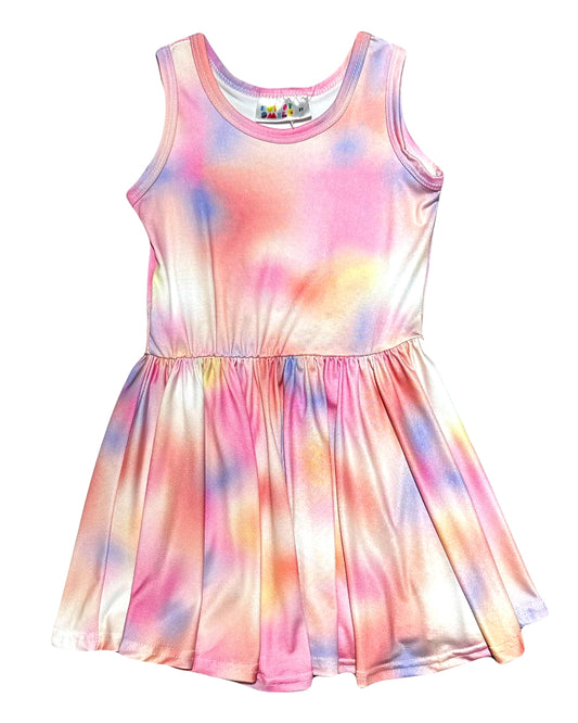 Sherbet Tie-Dye Tank Dress π§β¨