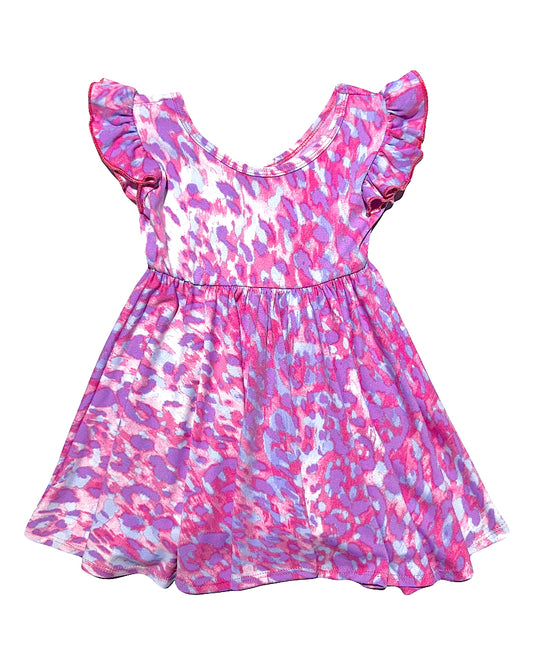 Pretty Pink Cheetah Empire Dress ππ