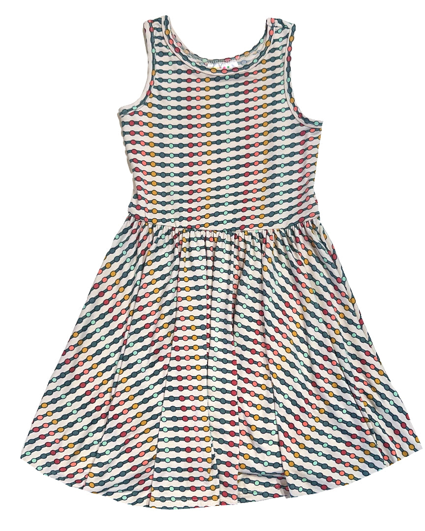 Dotty Delight Tank Dress 🔴🟡🟢🔵
