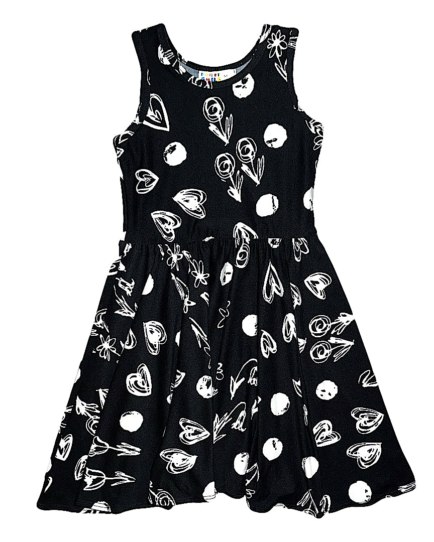 Sketchbook Love Tank Dress π€β¨