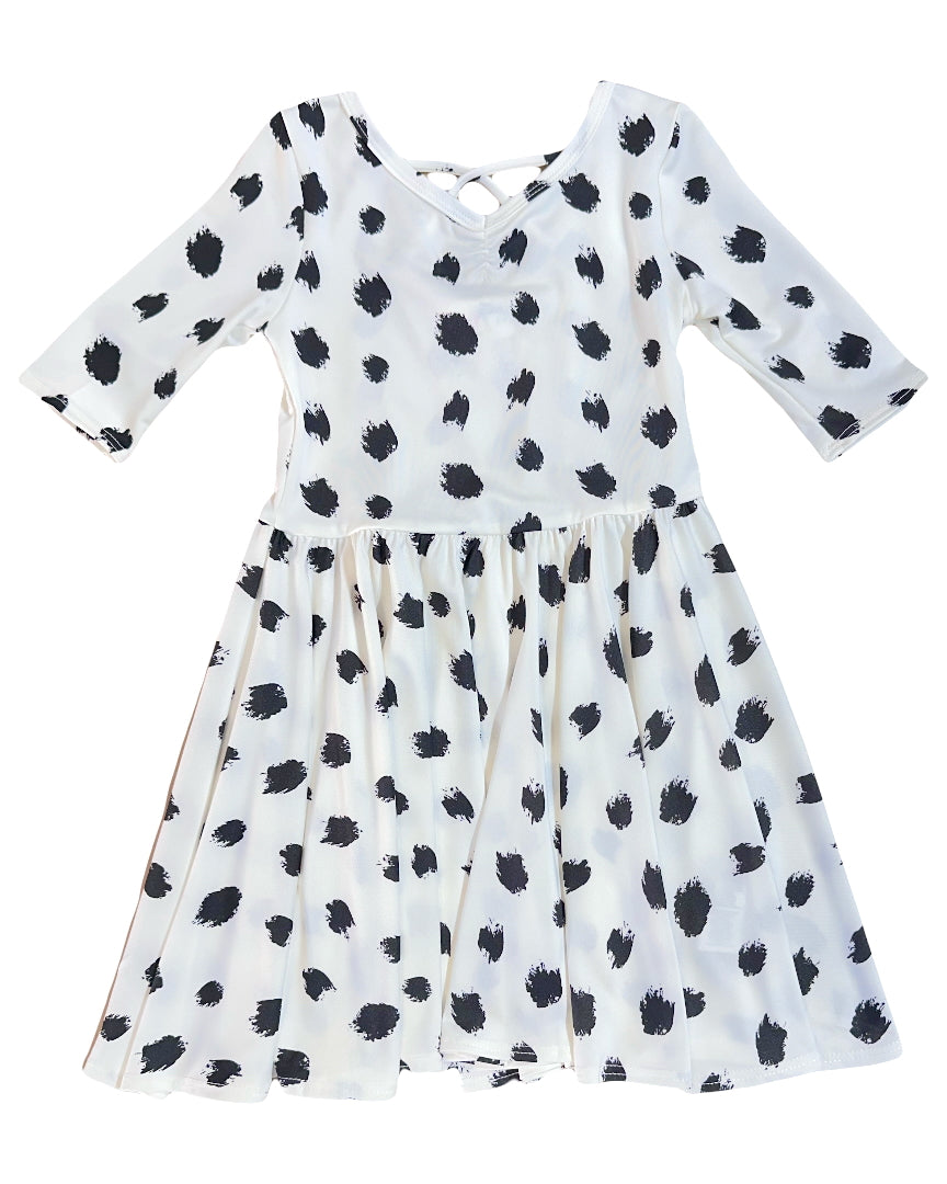 Spotted Charm Ballerina Dress 🐾✨