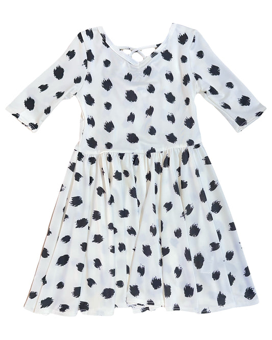 Spotted Charm Ballerina Dress 🐾✨