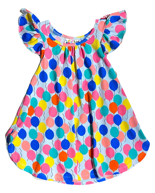 Party Balloon Delight Swing Dress
