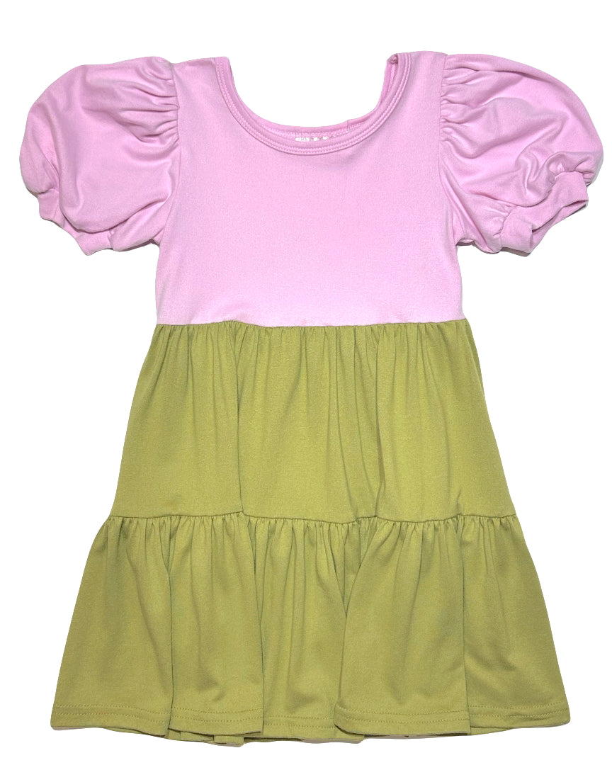 Petal & Pistachio Tier Dress