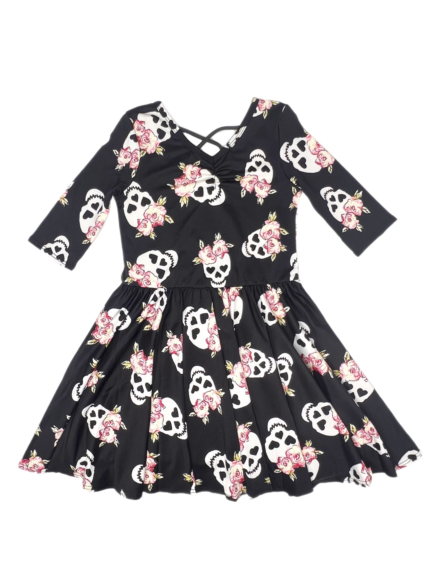 Skull Black Dress