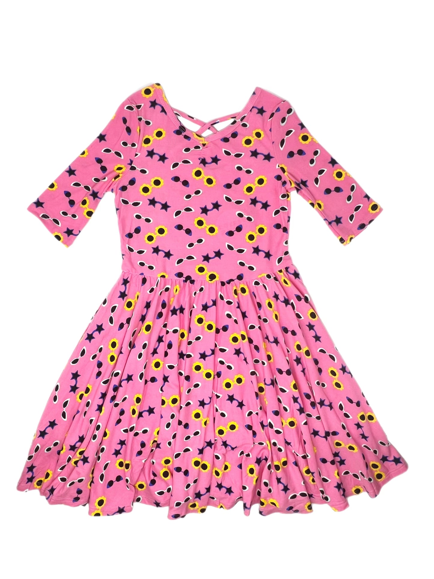 Pink Sunglass Ballerina Dress