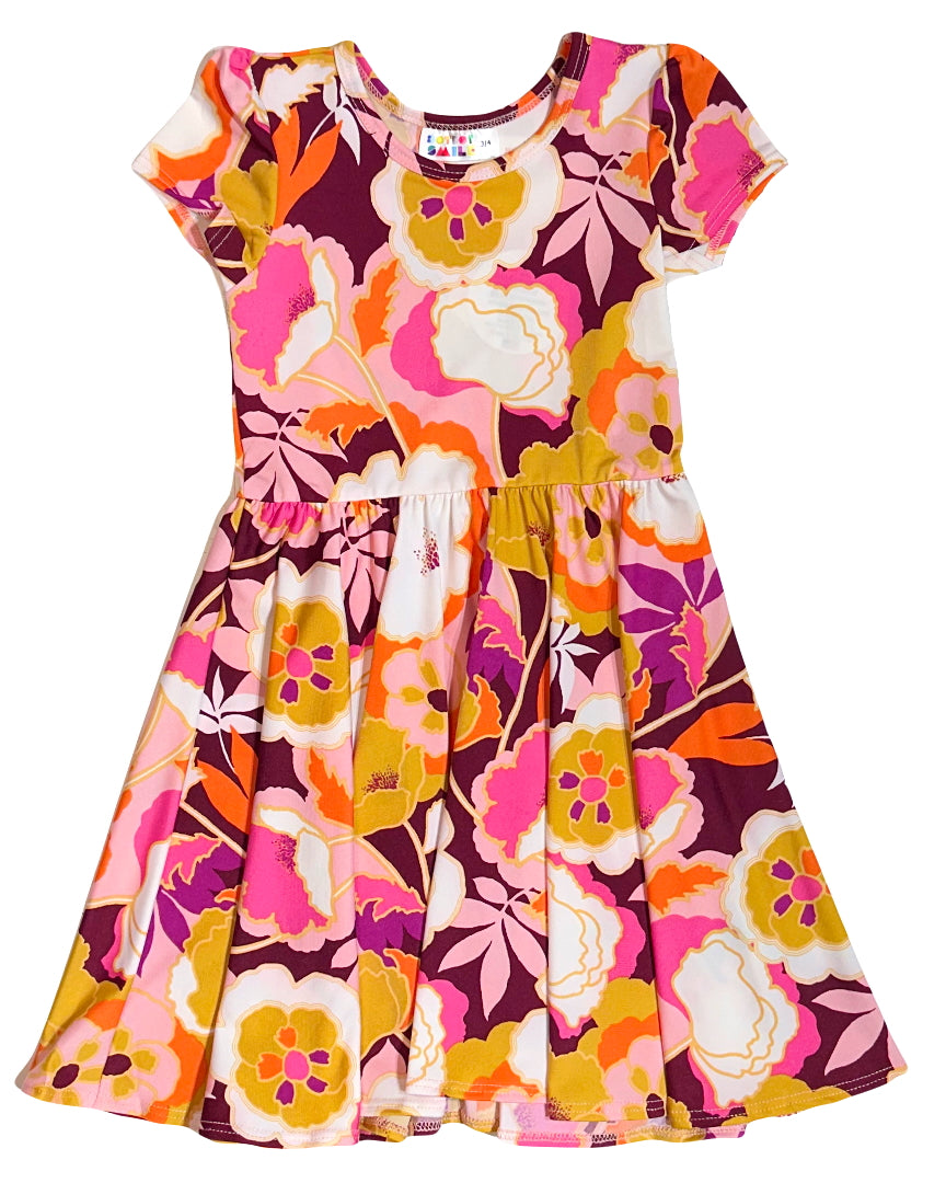 Golden Bloom Cap Dress 🌼✨