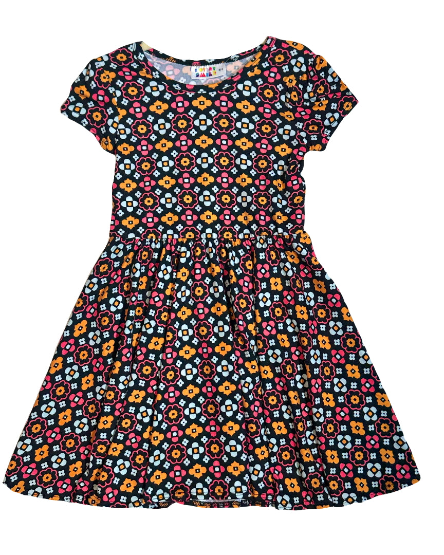 Boho Blossom Cap Dress