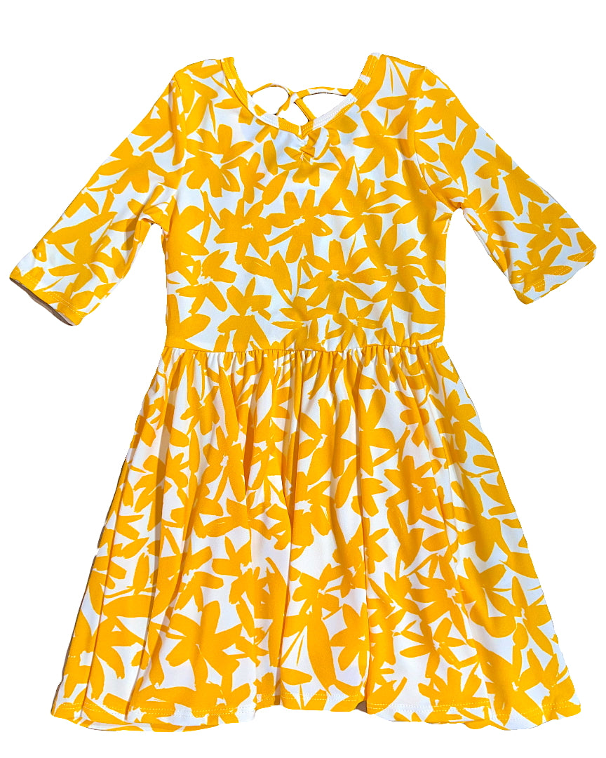 Golden Bloom Ballerina Dress 🌼✨