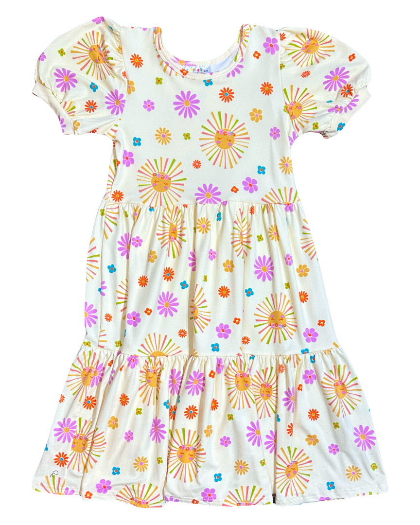 Sunshine Smiles Tier Dress