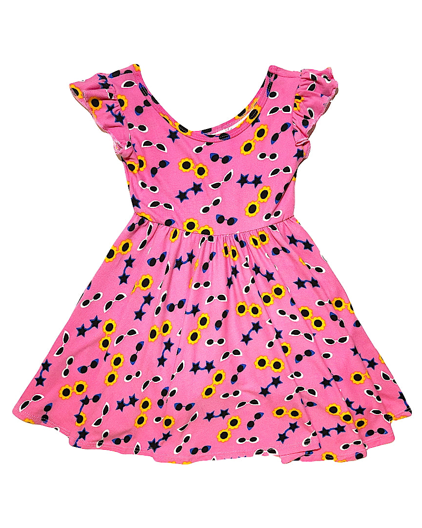 Pink Sunglasses Empire Dress π