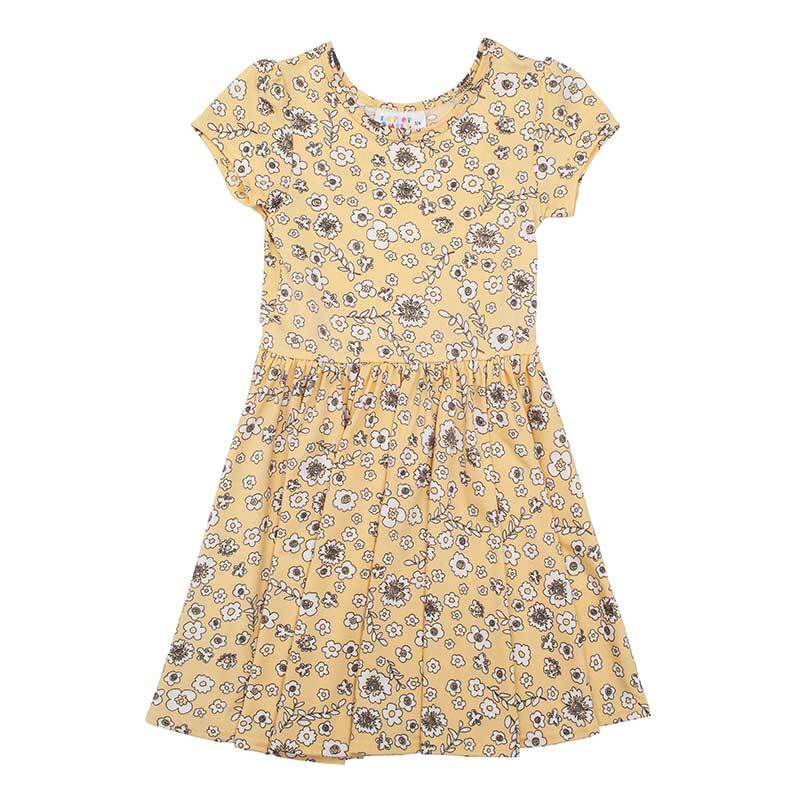 Fancy Florals Cap Dress
