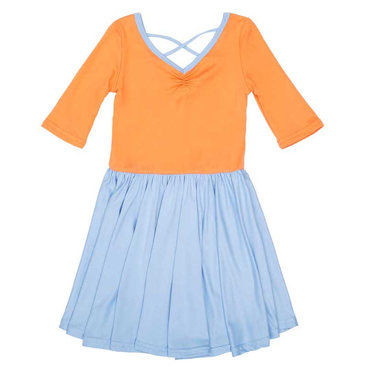 Peachy Blues Ballerina Dress