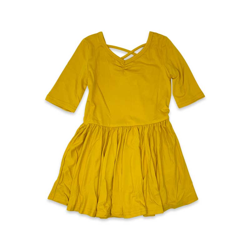 Mustard Yellow Ballerina Dress