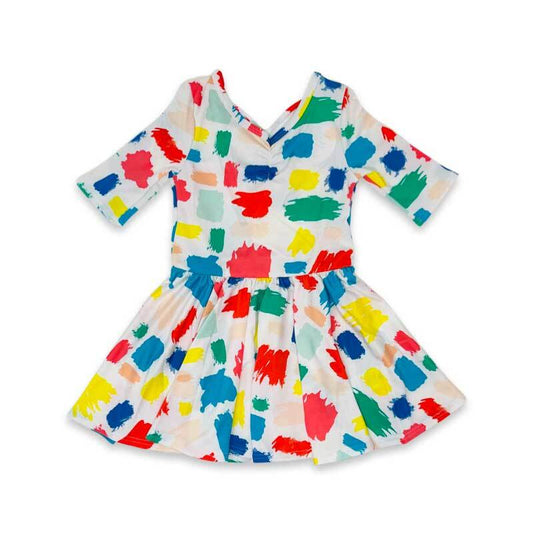 Paint Swatches Ballerina Dress π¨