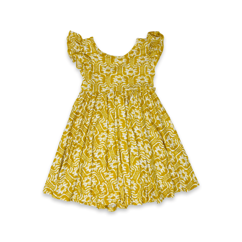 Vintage Floral Empire Dress