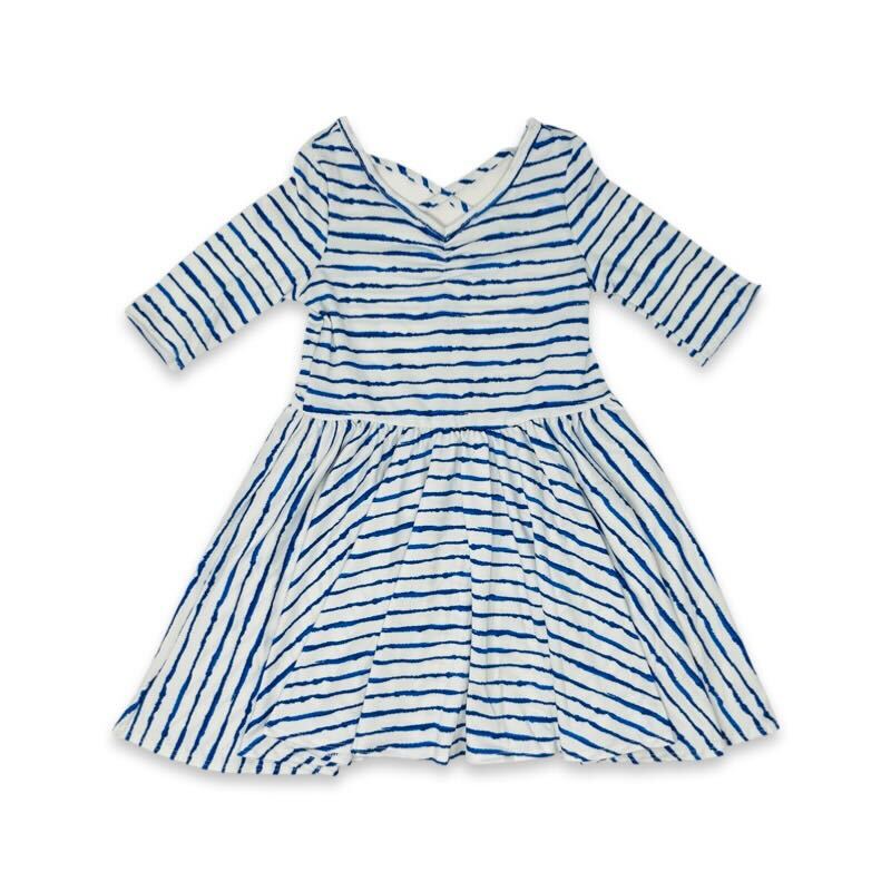 Ink Stripes Ballerina Dress (FINAL SALE)
