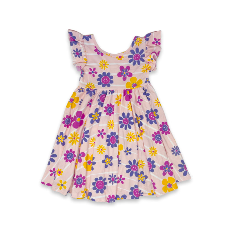 Flower Power Empire Dress