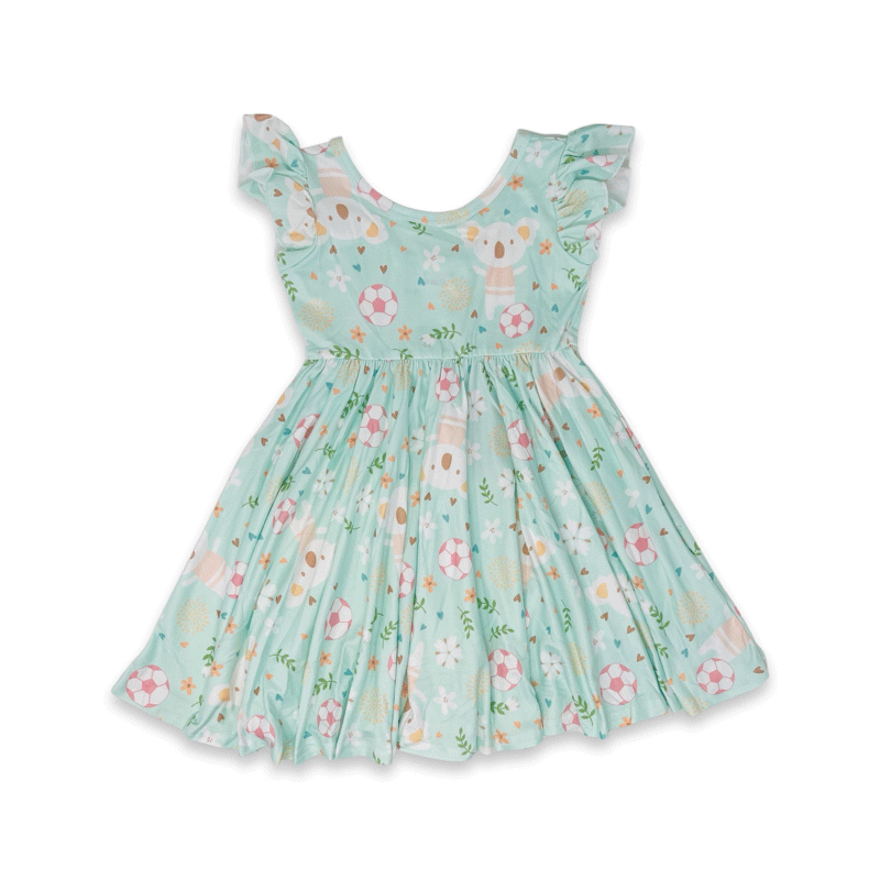 Soccer Koala-Fied Empire Dress