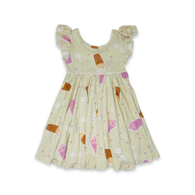 Heart Milkshake Empire Dress