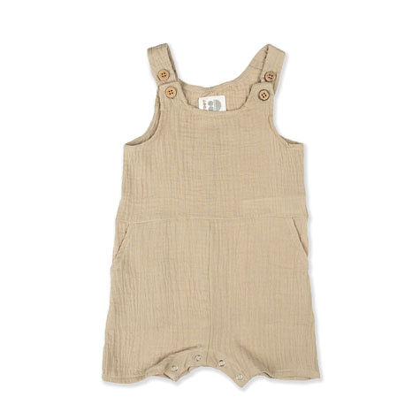 Light Grey Button Romper