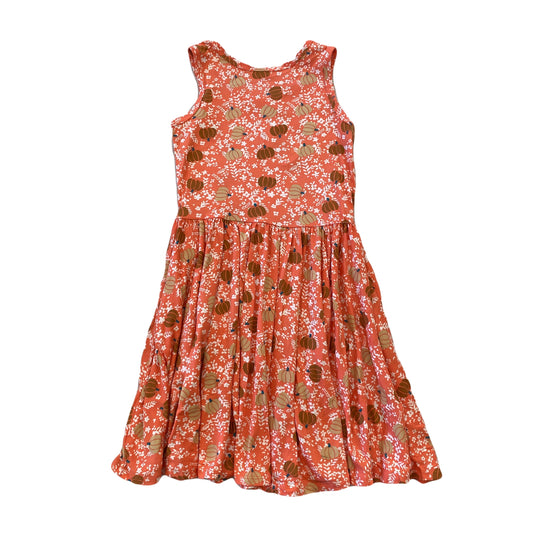 Orange Pumpkins Tank Dress
